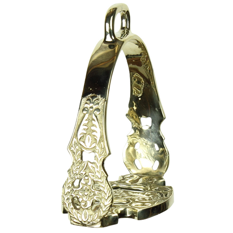 Elegant brass Jin Stirrup